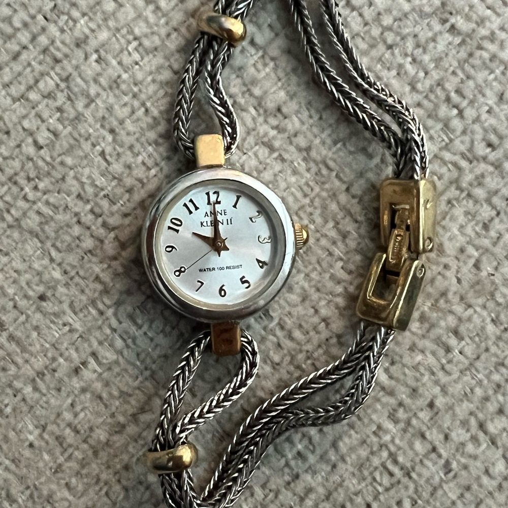 Anne Klein Women's Two-Tone Bracelet Watch - Silver & Gold